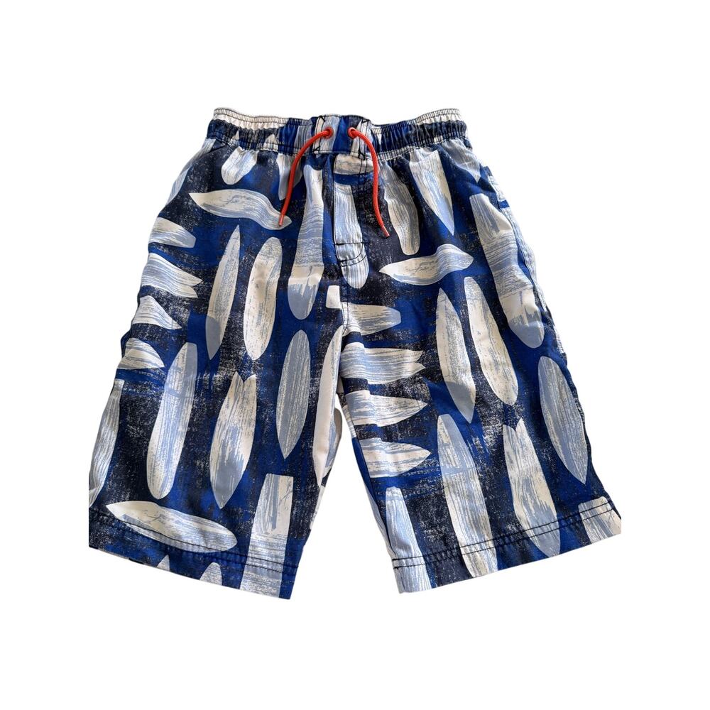 Tea Collection Blue Swim Trunks - Boys 12